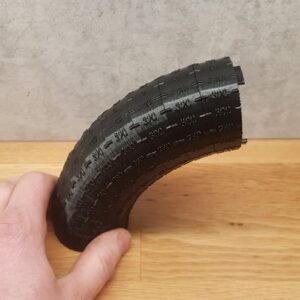 51mm Exhaust Tube Pie Cut Long Radius 3D print model