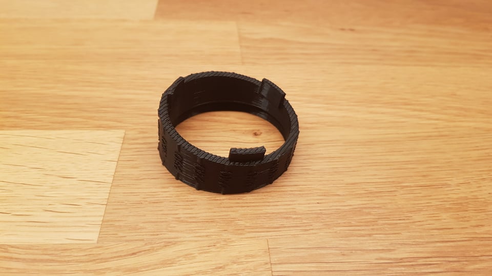 51 mm väljalasketoru pie-cut, pikk raadius – 3D prindimudel - Pilt 4