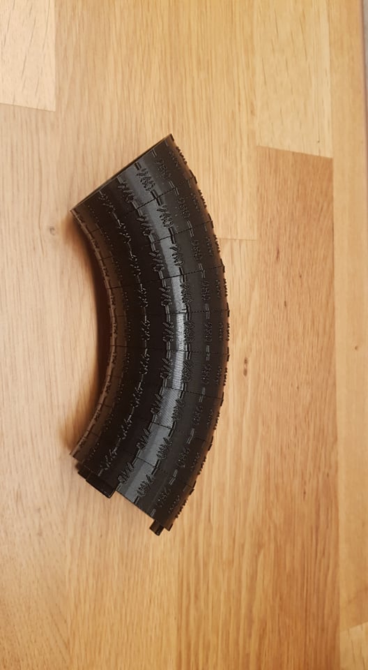 51 mm väljalasketoru pie-cut, pikk raadius – 3D prindimudel - Pilt 5