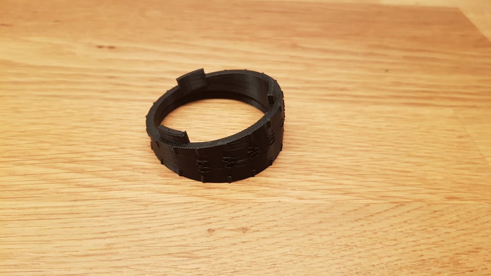 51 mm väljalasketoru 15° põlv, lühike raadius – 3D prindimudel - Pilt 4