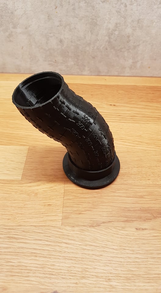 51 mm väljalaske V-band sisend – 3D prindimudel - Pilt 2