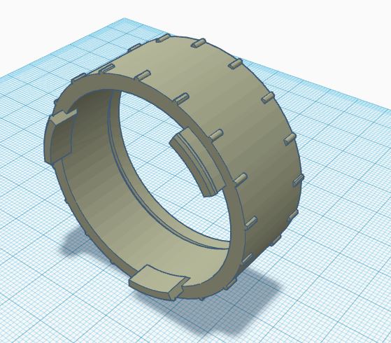51 mm väljalasketoru sirge osa – 3D prindimudel - Pilt 5