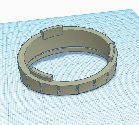 51 mm väljalasketoru 15° põlv, lühike raadius – 3D prindimudel - Pilt 2