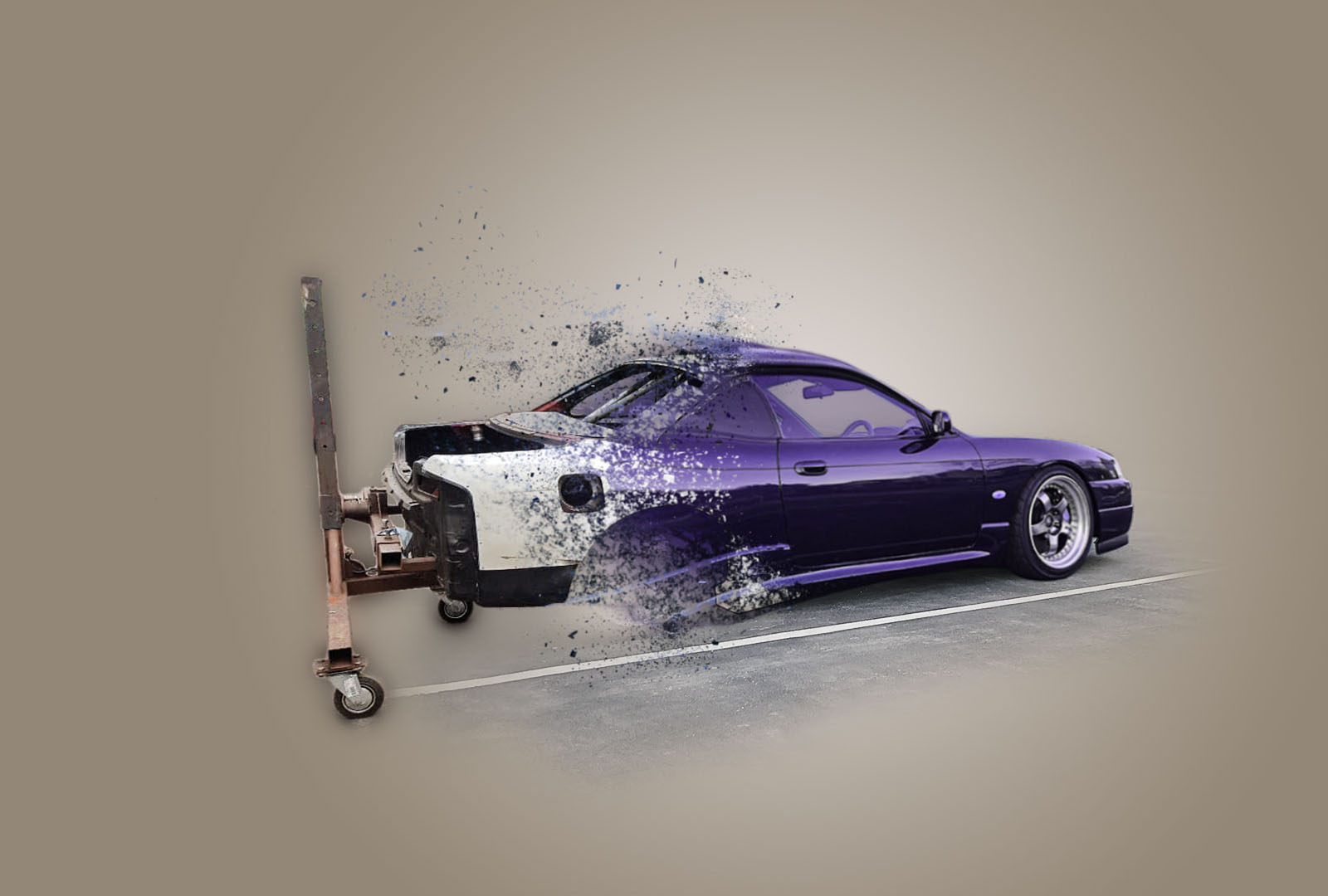 Lilla Nissan S14 – paljast kerest valmis autoni